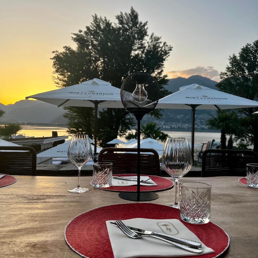 Riva Beach Club I Boutique Hotel I Restaurant Gambarogno Exterior foto