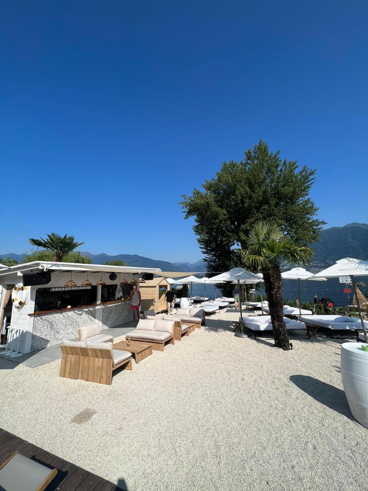 Riva Beach Club I Boutique Hotel I Restaurant Gambarogno Exterior foto