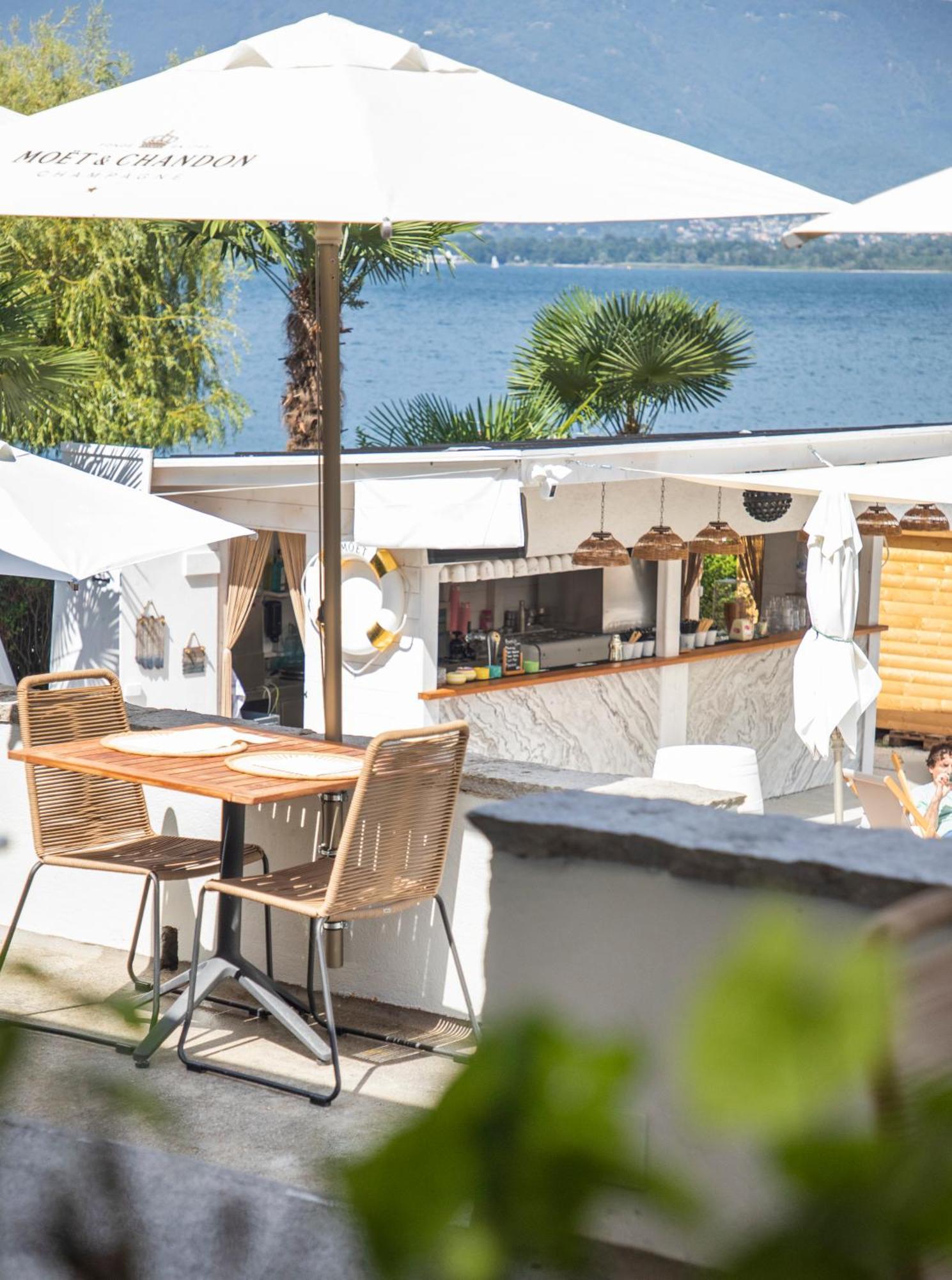 Riva Beach Club I Boutique Hotel I Restaurant Gambarogno Exterior foto